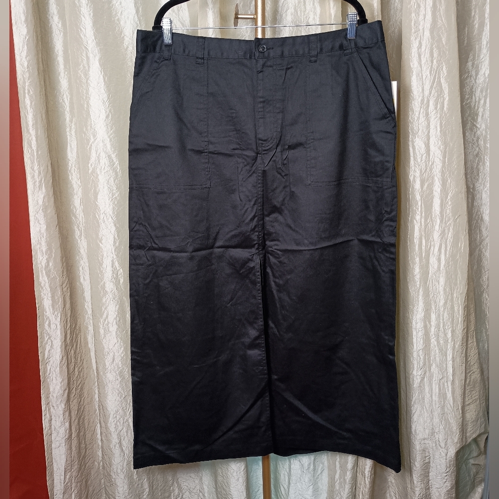 A New Day Women’s Utility Midi Skirt – XXL – NWT – Front Slit - Picture 2 of 13